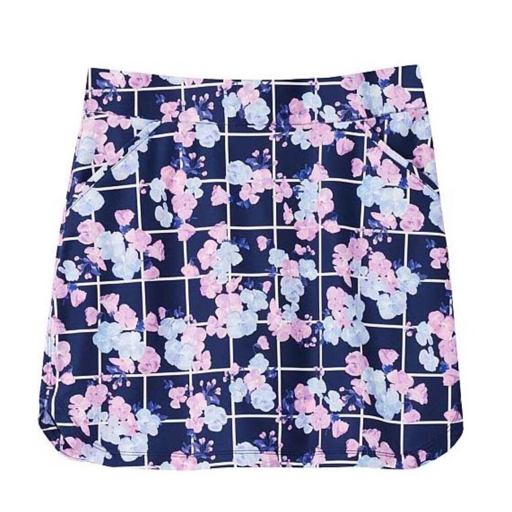 NWT Peter Millar Women's Performance Alice Petal Hem Picnic Floral Golf Skort S